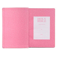 
              KJV Holy Bible, Giant Print Full-Size, Pink Faux Leather King James Version
            
